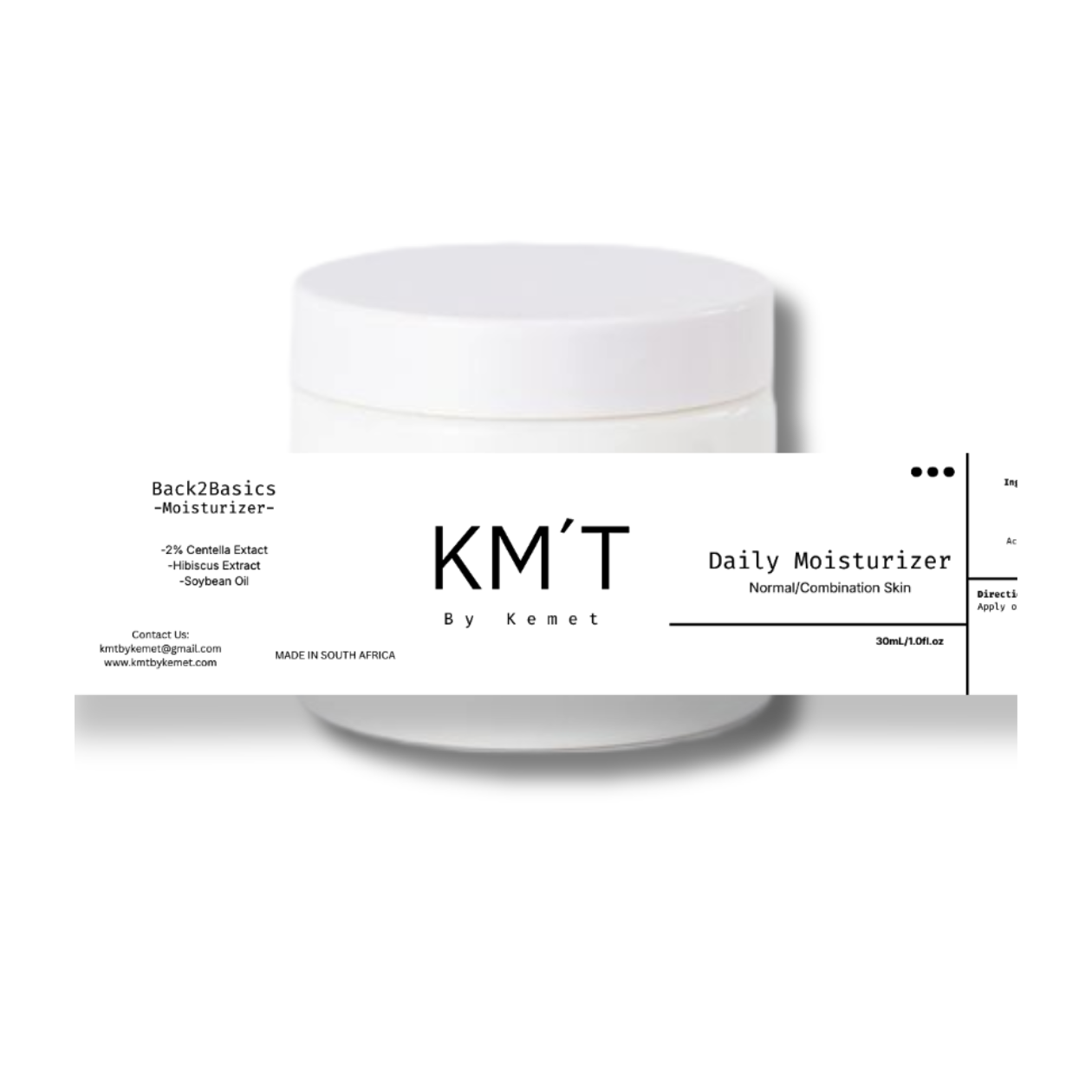 Back2Basics Daily Moisturizer